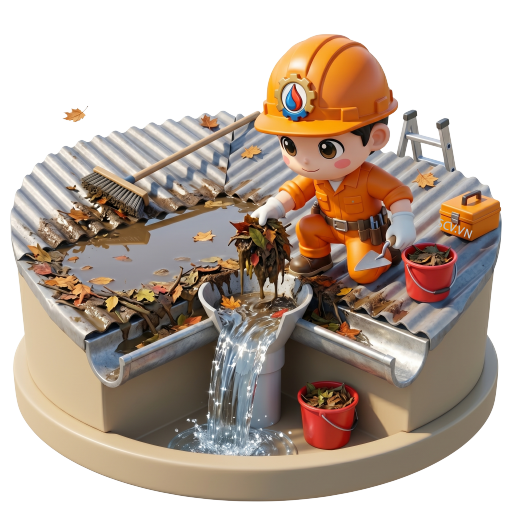 Thợ bảo trì mái tôn kiểm tra các mối đinh và gioăng cao su tại nhà anh Hùng quận Gò Vấp