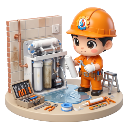 Thợ kiểm tra máy lọc nước không chạy tại nhà khách hàng quận Phú Nhuận