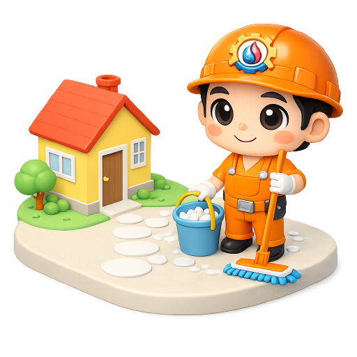 Thợ vệ sinh bồn nước trên sân thượng khách hàng quận 7