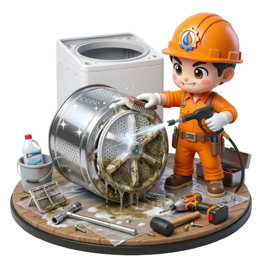 Thợ vệ sinh máy giặt lồng đứng tại nhà quận 7 TP.HCM